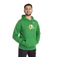 Fighting Duck, Nike, Green, Hoodie, Cotton, Men, 342084